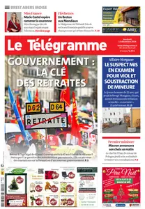 Le Télégramme Brest Abers Iroise - 13 Décembre 2024