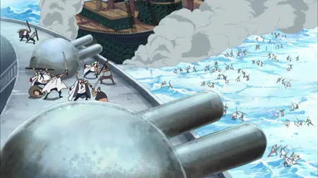 One Piece (1999) - S13E90 The Extermination Strategy in Action! The Power of the Pacifistas! -R