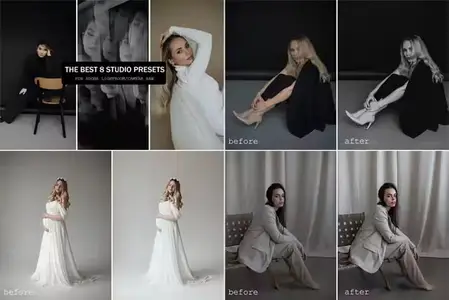 Best 8 Studio Mobile & Desktop Lightroom Presets