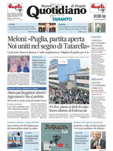 Quotidiano di Puglia Taranto - 11 Novembre 2025