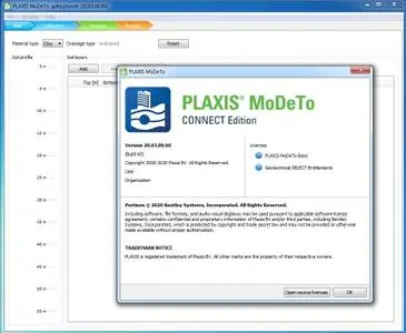 PLAXIS MoDeTo CONNECT Edition V20 Update 3