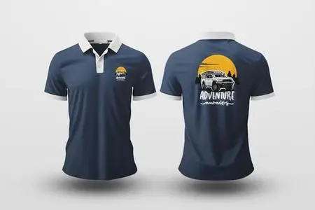 Polo Shirt Mockup BGLK8GT