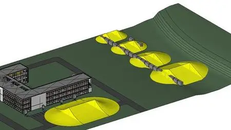 Lightning In Revit. Volume By An Air-Termination Conductor.