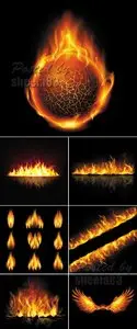 Fire Flames Vector