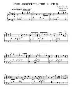 The First Cut Is The Deepest - Rod Stewart, Sheryl Crow (Piano Solo)