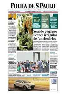 Jornal Folha de São Paulo - 12 de janeiro de 2014 - Domingo