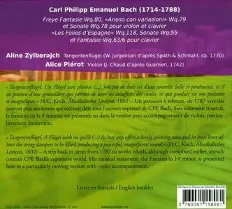 Aline Zylberajch, Alice Pierot - Carl Philipp Emanuel Bach: Testament et promesses (2013)