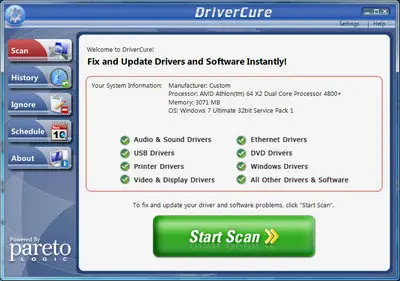 ParetoLogic DriverCure 1.6.1 Portable