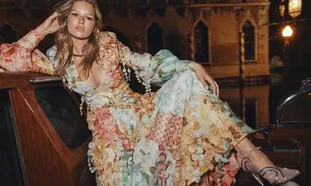 Anna Ewers by Benny Horne for Zimmermann Fall/Winter 2021