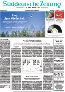 Süddeutsche Zeitung vom Samstag, 18. April 2015