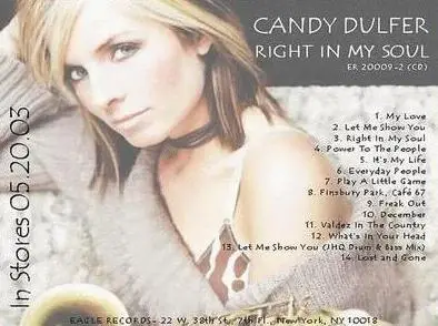 Candy Dulfer - Right in My Soul (2003)