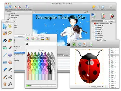 Sothink SWF Decompiler v7.1.1899 Mac OS X