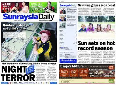 Sunraysia Daily – March 01, 2018