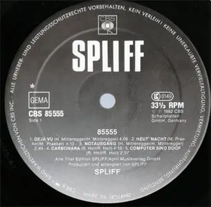 Spliff - 85555 (CBS 85 555) (GER 1982) (Vinyl 24-96 & 16-44.1)