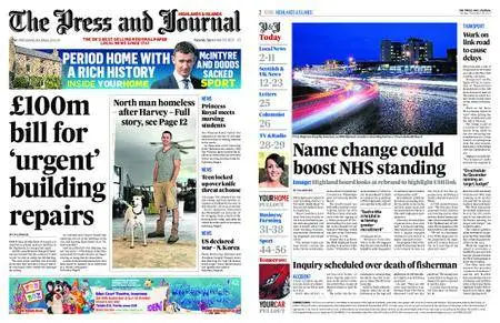 The Press and Journal Highlands and Islands – September 26, 2017