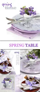 Stock Photo - Spring Table Decoration