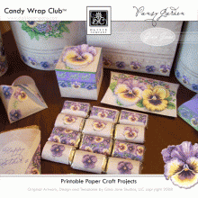 Candy Wrap Club: Printable Paper Craft Projects