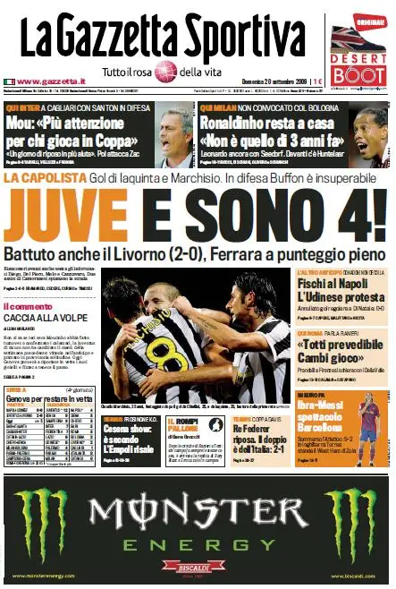 La Gazzetta dello Sport (20-09-09)