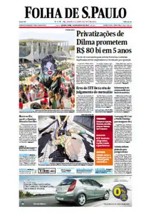 Jornal Folha de São Paulo - 16 de agosto de 2012 - Quinta
