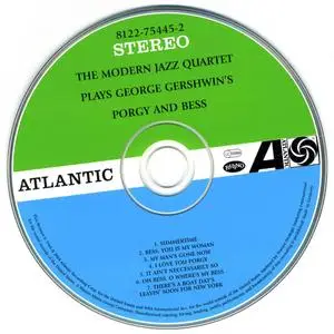 The Modern Jazz Quartet - Plays George Gershwin's Porgy & Bess (1966) {Atlantic Jazz Masters--Rhino 8122-75445-2 rel 2004}