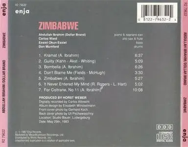 Abdullah Ibrahim - Zimbabwe (1987) {Enja}