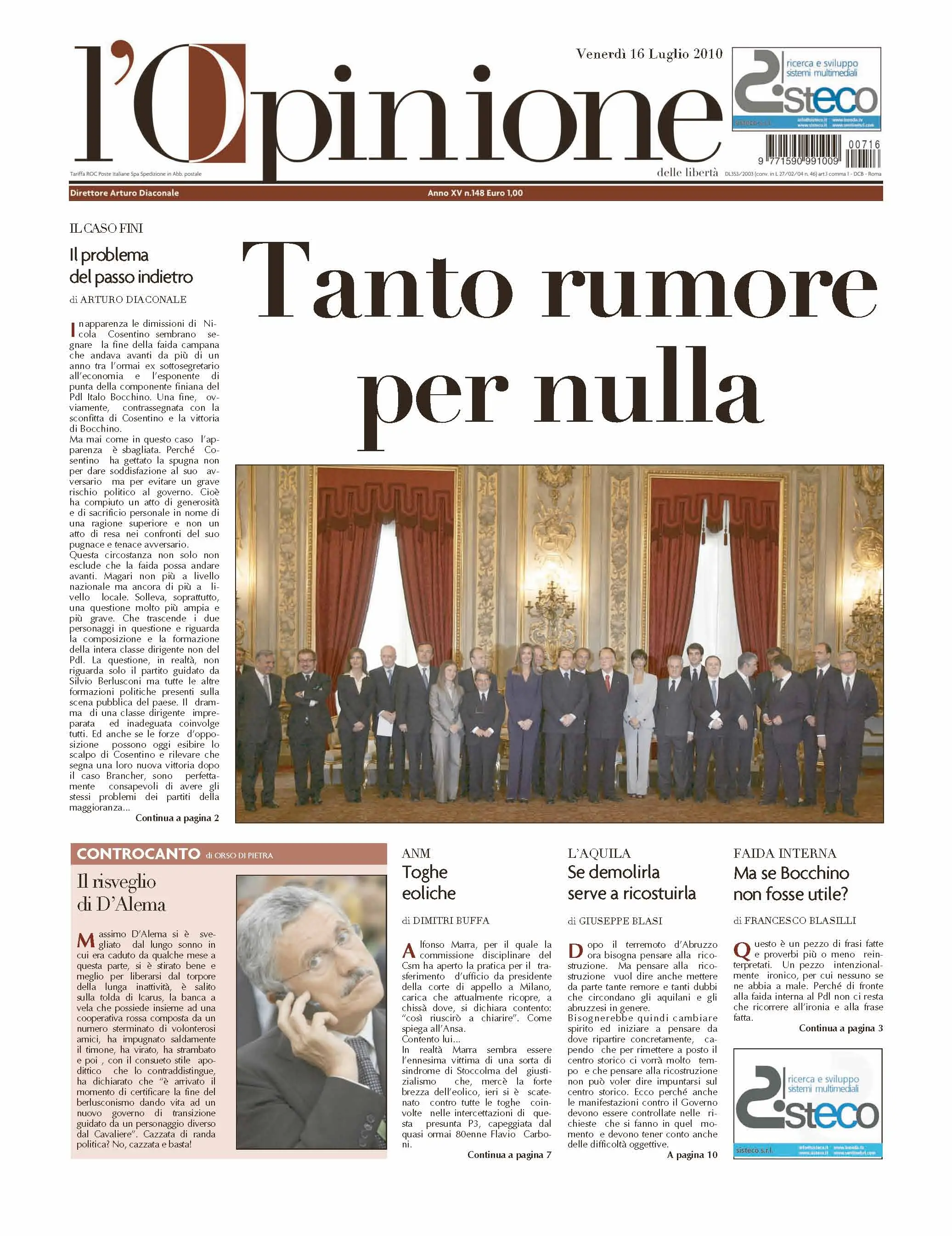 L'Opinione 16.07.2010