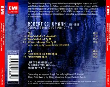 Leif Ove Andsnes, Christian Tetzlaff, Tanja Tetzlaff - Schumann: Complete Piano Trios (2011)