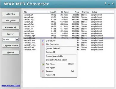 WAV MP3 Converter 4.2 build 1259