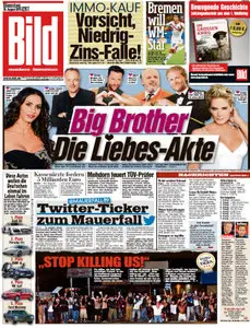 Bild Zeitung vom 19 August 2014