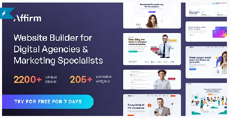 Affirm v2.0.4 - Marketing & Digital Agency WordPress Theme NULLED