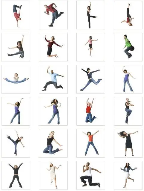 RubberBall - Adults in Motion Silhouettes. CD3