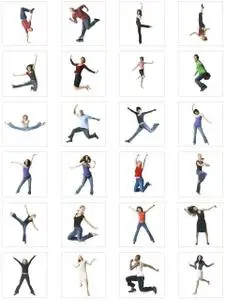 RubberBall - Adults in Motion Silhouettes. CD3