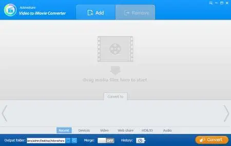 Adoreshare Video to iMovie Converter 1.2.0.0 Build 06.07.2017
