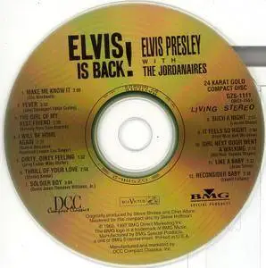 Elvis Presley - Elvis Is Back! (1960) [1997, DCC GZS-1111]