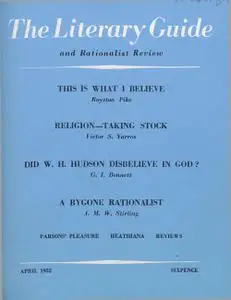 New Humanist - The Literary Guide, April 1952
