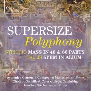 Armonico Consort & Choir of Gonville & Caius College, Cambridge - Supersize Polyphony (2019) [Official Digital Download 24/96]