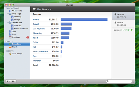 Savings v1.1.4 Mac OS X