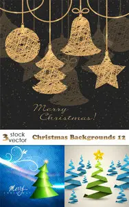 Vectors - Christmas Backgrounds 12