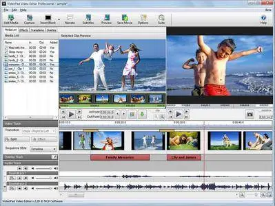 NCH VideoPad Video Editor Professional 5.02 Beta Portable