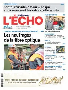 L'Echo Le Régional - 3 Janvier 2024