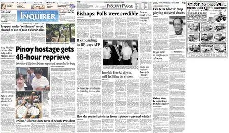 Philippine Daily Inquirer – July 13, 2004