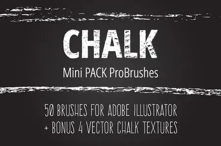 CreativeMarket - Mini Pack vector Chalk Brushes
