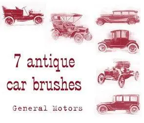 Antique Car Brushes for Photoshop