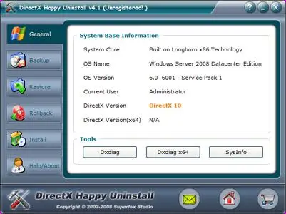 DirectX Happy Uninstall 4.10