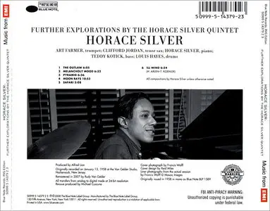 Horace Silver - Further Explorations By The Horace Silver Quintet (1958) [RVG Edition, 2008]