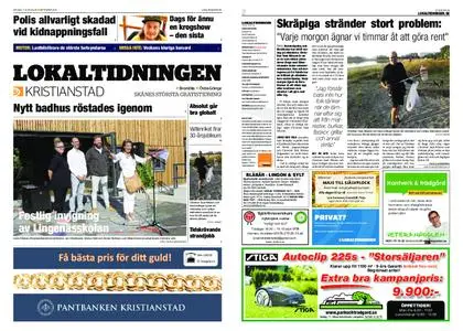 Lokaltidningen Kristianstad – 07 september 2019