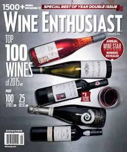 Wine Enthusiast - Full Year 2015 Collection + bonus issue
