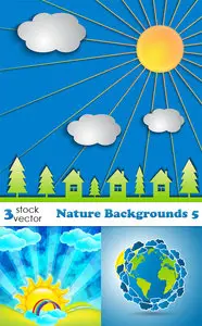 Vectors - Nature Backgrounds 5