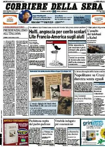 Il Corriere della Sera (19-01-10)