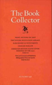 The Book Collector - Autumn, 1998